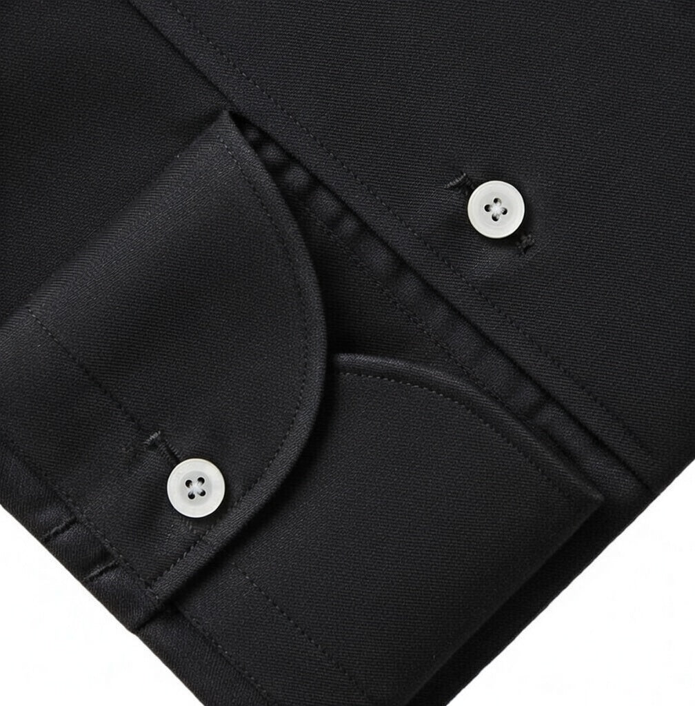 Premium Charcoal cotton formal dress shirt for men by Brands & Blends featuring a classic spread collar, button front, and elegant tailored design for business and formal wear