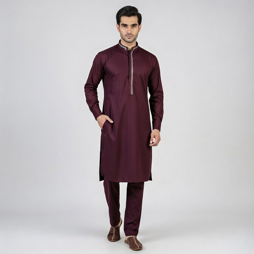 Dark Maroon Designers Collection – Good Looking-Inspired Style