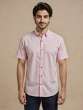 Light Pink Half Sleeve Shirt – Refined Modern Business Style