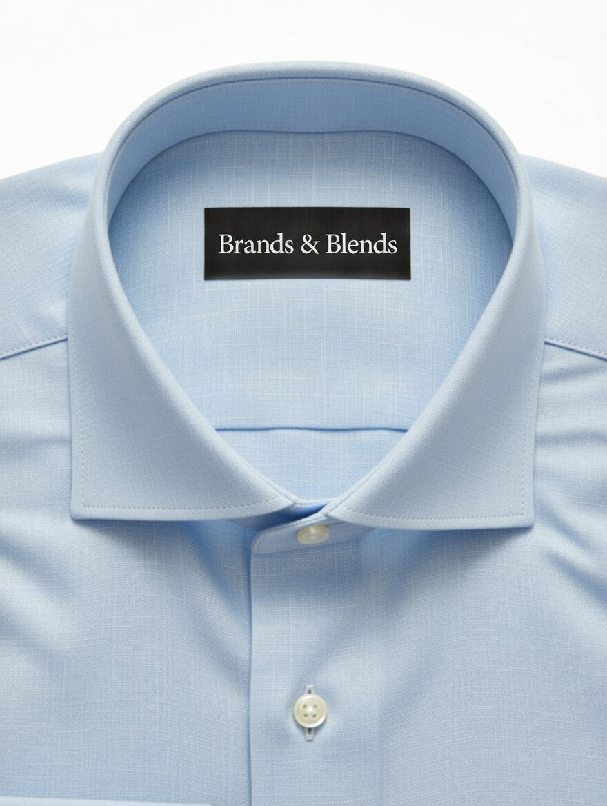 Sky Blue Modern Linen Shirt – Cool and Comfortable Daywear