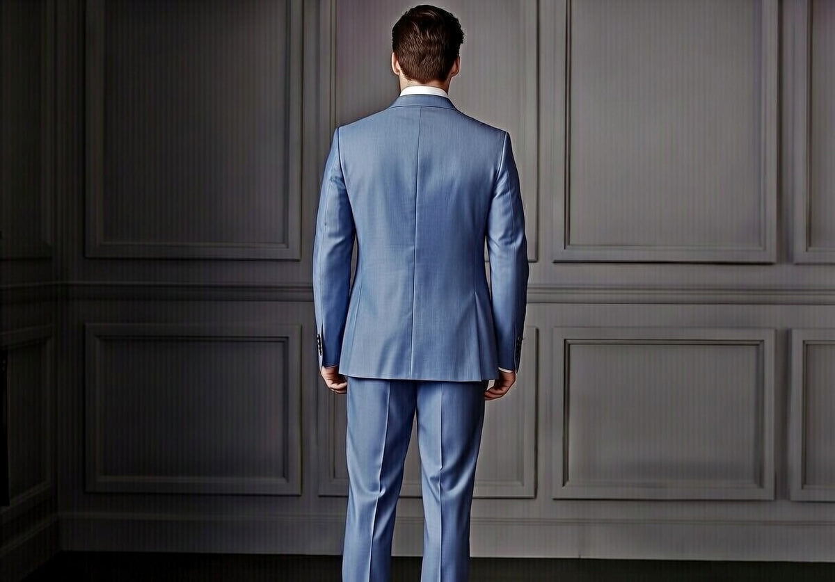 Powder Blue Sophisticated Men’s Suiting – Summer Formal Wear