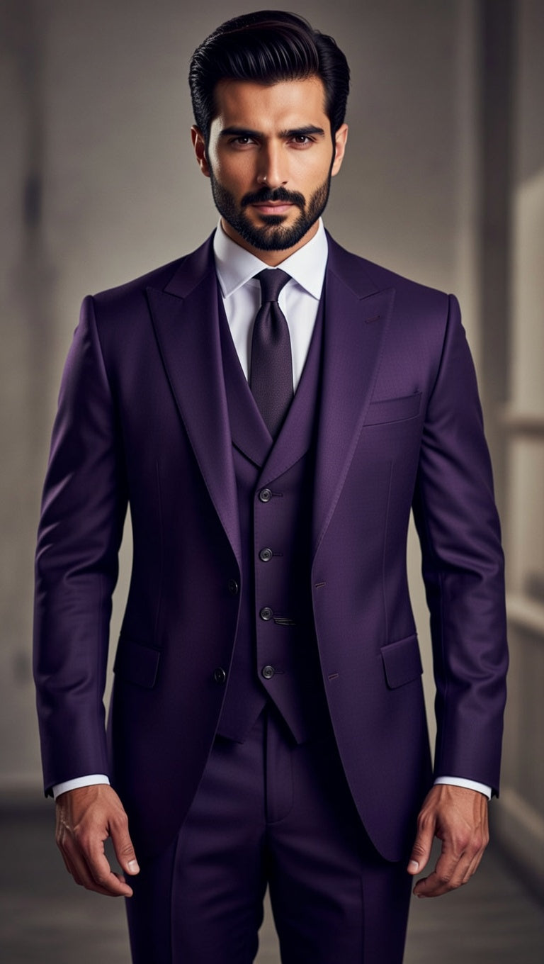 Plum Purple – Regal tone with elevated style.