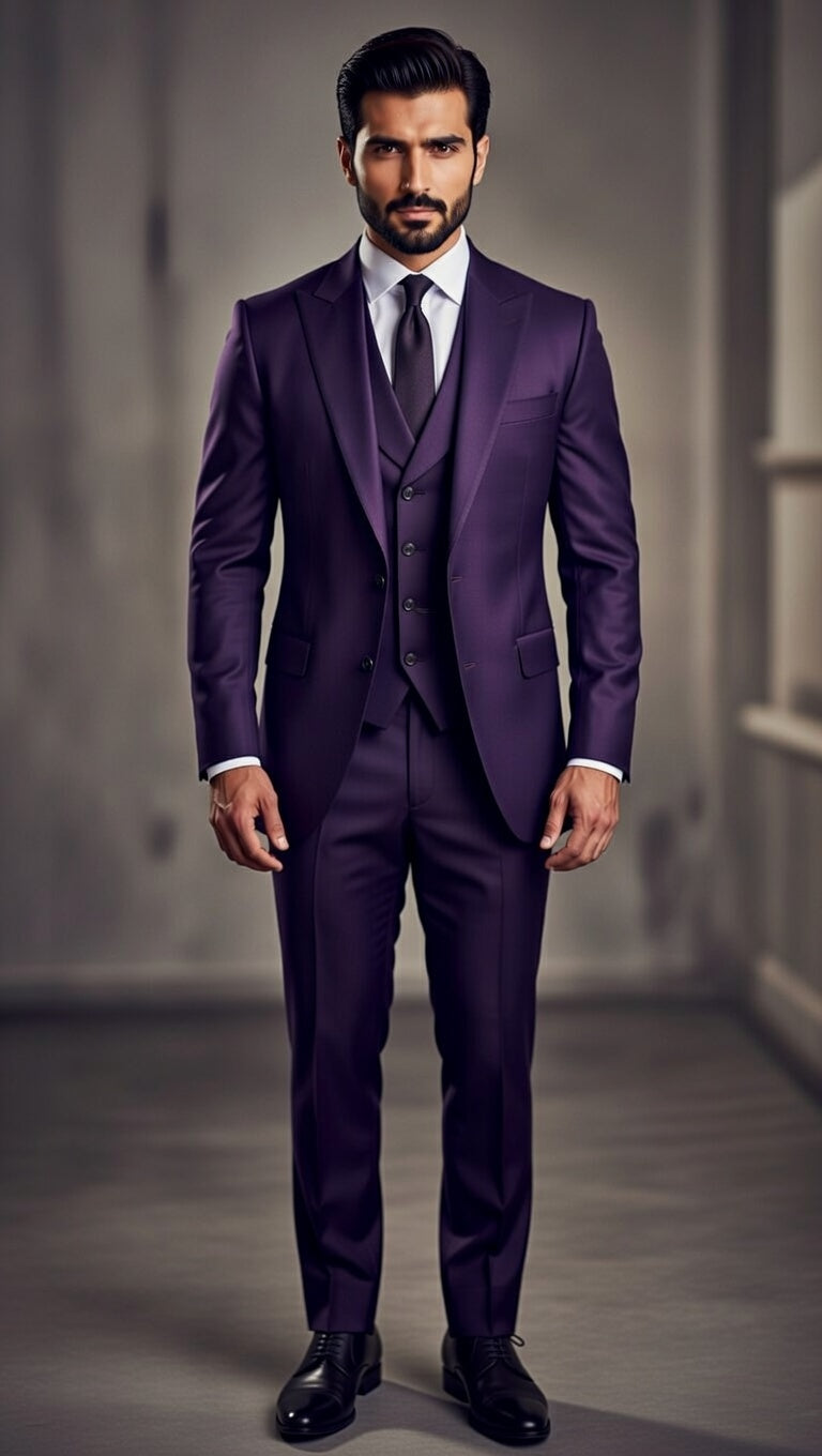 Plum Purple – Regal tone with elevated style.